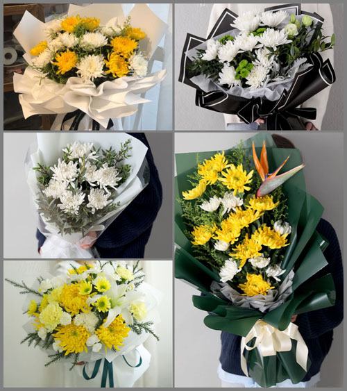 山东青岛平度市白沙河街道东白沙村白事花束代送